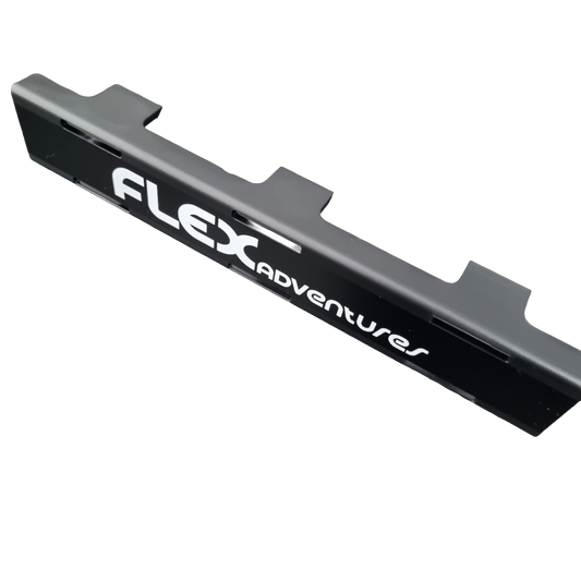 Flex Adventures LED Black Lens Covers 10" | Snap-On | Road Legal | UV & Stone Chip Protection