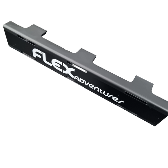 Flex Adventures LED Black Lens Covers 10" | Snap-On | Road Legal | UV & Stone Chip Protection
