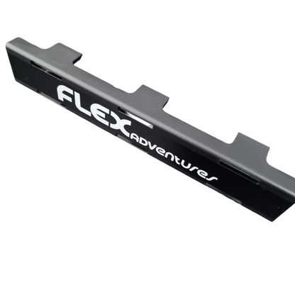 Flex Adventures LED Black Lens Covers 10" | Snap-On | Road Legal | UV & Stone Chip Protection