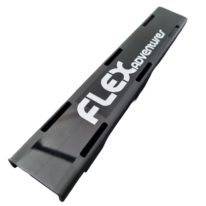 Flex Adventures LED Black Lens Covers 10" | Snap-On | Road Legal | UV & Stone Chip Protection
