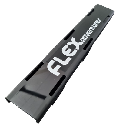 Flex Adventures LED Black Lens Covers 10" | Snap-On | Road Legal | UV & Stone Chip Protection