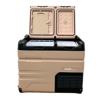 Flex Adventures TA45 45L T-Design Dual Zone Fridge Freezer | Solar Ready | Bluetooth | 12V/24V/240V