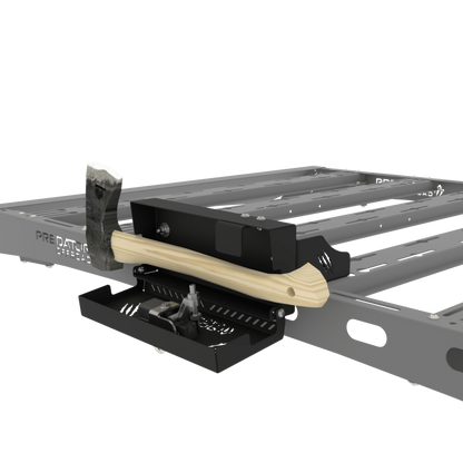 Predator Offroad Spade / Axe Bracket Push Lock | Lockable | 3CR12 Stainless