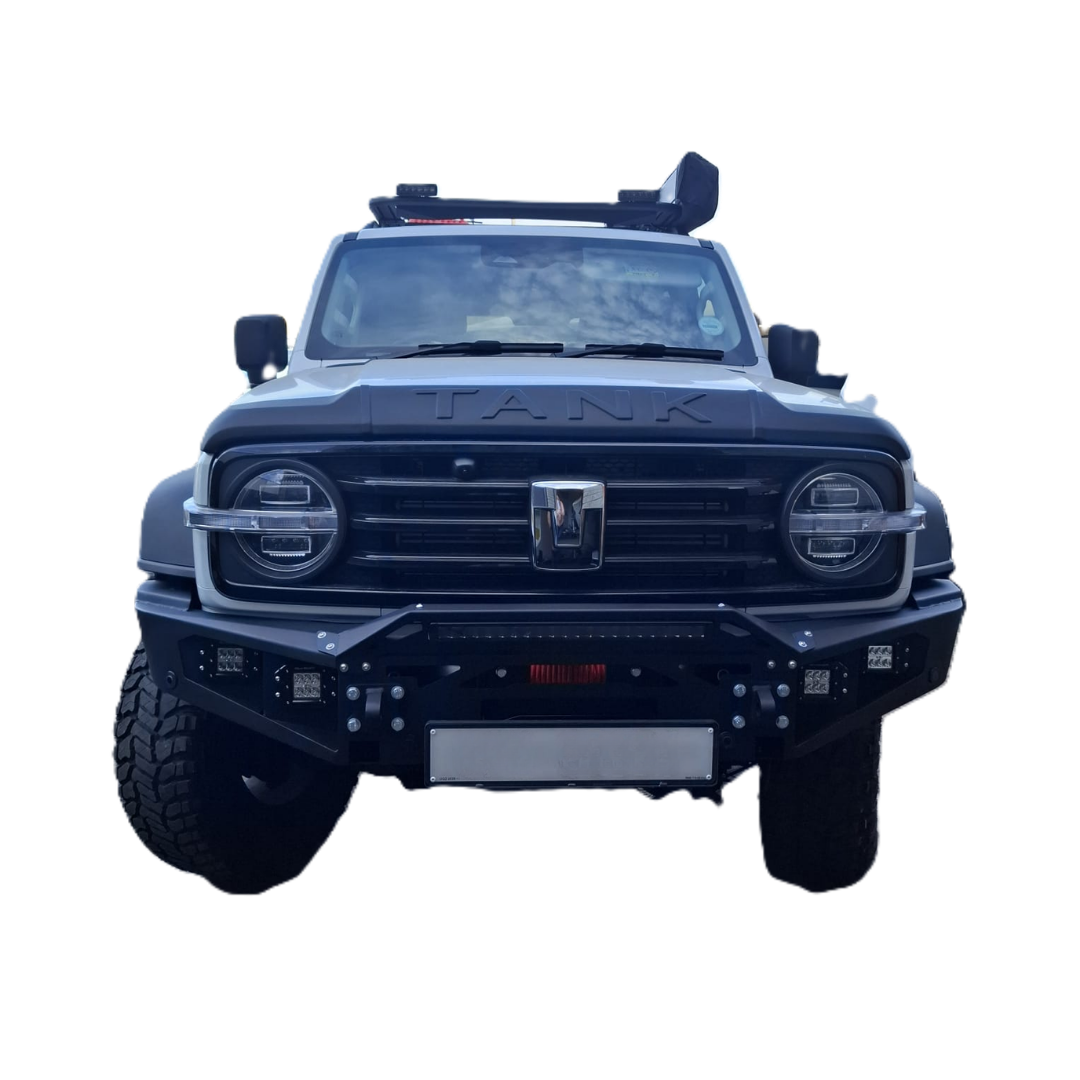 GWM Tank 300 Front Bumper | Winch Ready | Fog Lights, Bash Plate & PDC Holders | 3mm Mild Steel | SA-Made