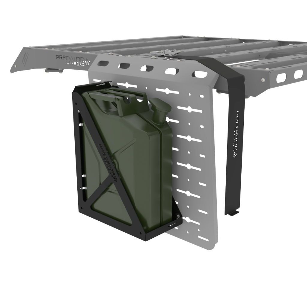 Predator Offroad Side Mounted Jerry Can Bracket | Lockable | 20L | MOLLE Panel