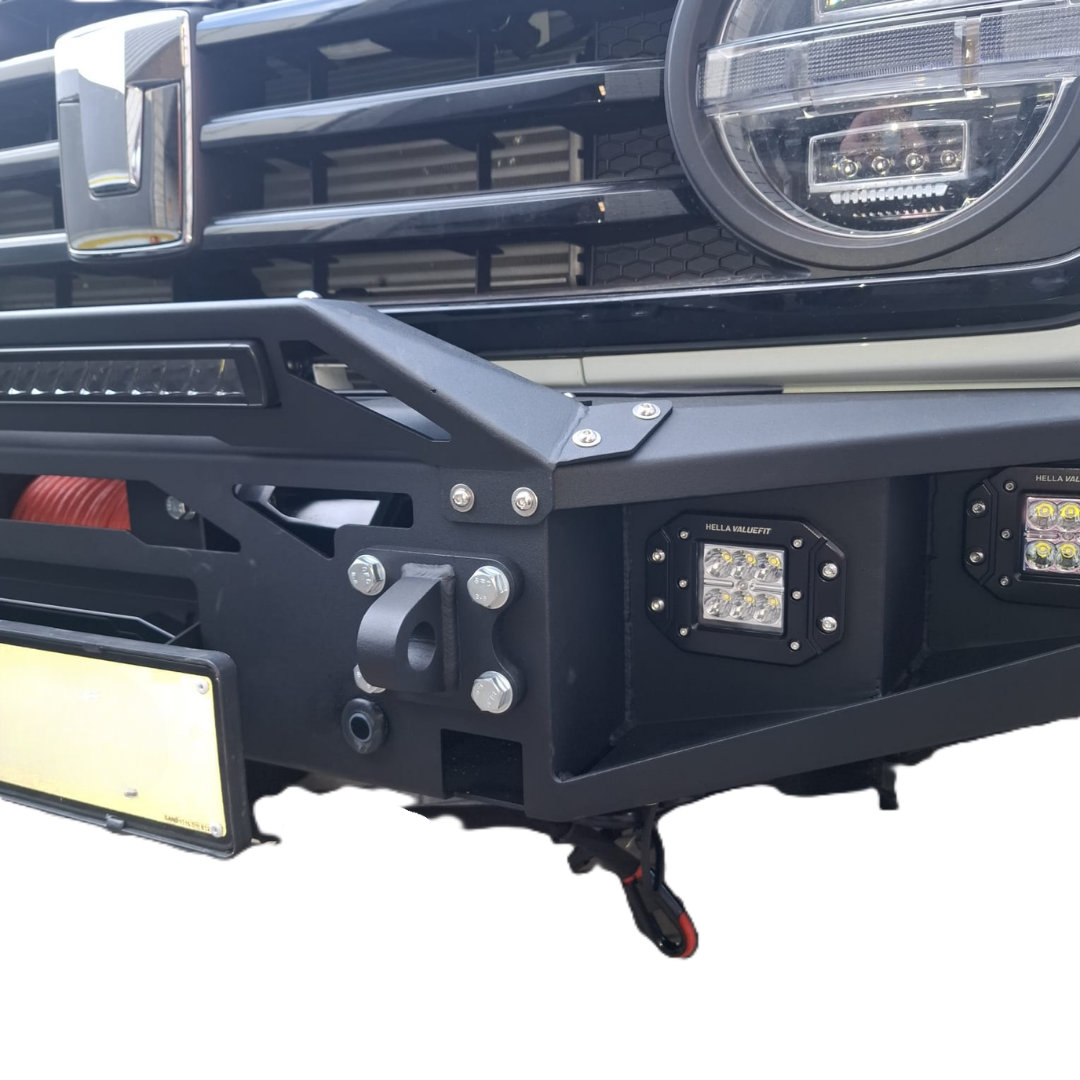 GWM Tank 300 Front Bumper | Winch Ready | Fog Lights, Bash Plate & PDC Holders | 3mm Mild Steel | SA-Made
