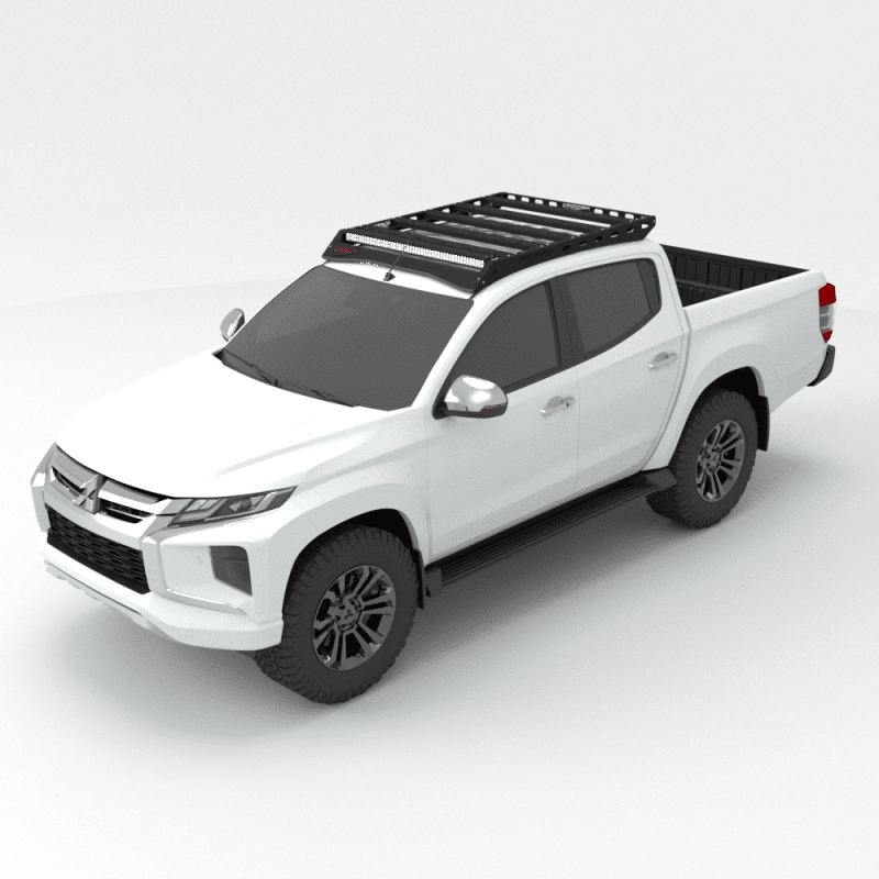 Predator Offroad Mitsubishi Triton L200 Gen 5 Double Cab Roof Rack | 3CR12 Stainless | 200kg Static | 2015–2023