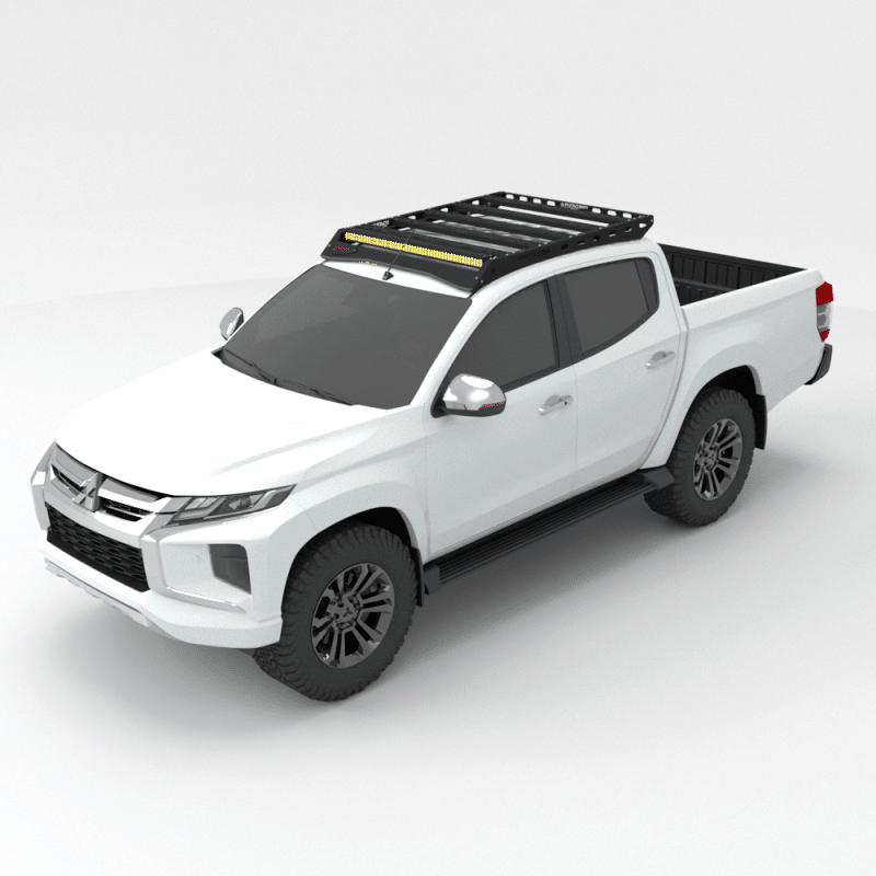 Predator Offroad Mitsubishi Triton L200 Gen 5 Double Cab Roof Rack | 3CR12 Stainless | 200kg Static | 2015–2023