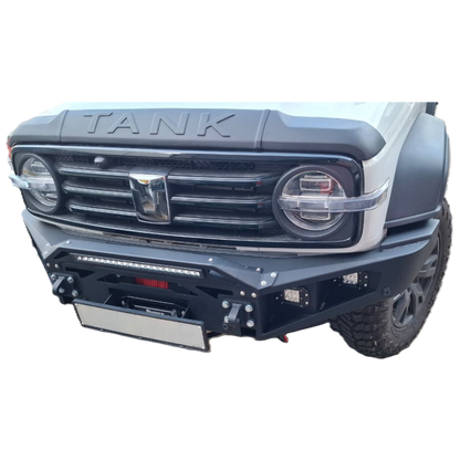 GWM Tank 300 Front Bumper | Winch Ready | Fog Lights, Bash Plate & PDC Holders | 3mm Mild Steel | SA-Made