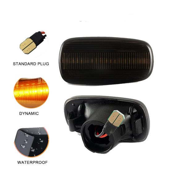 Flex Adventures Toyota Land Cruiser Sequential LED Indicator Lights | 70, 80 & 100 Series (Pair)