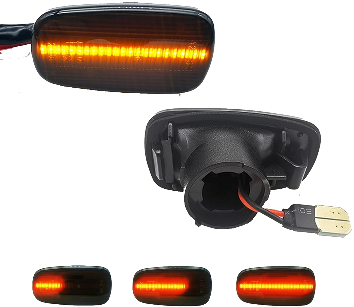 Flex Adventures Toyota Land Cruiser Sequential LED Indicator Lights | 70, 80 & 100 Series (Pair)