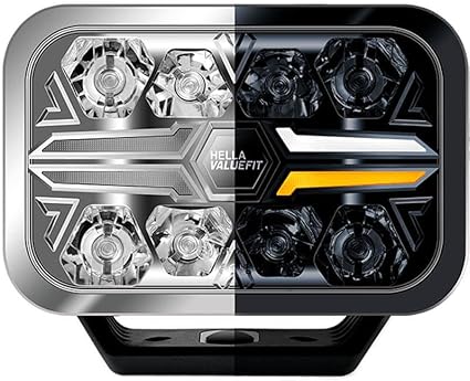 Hella Valuefit Blade Rectangular 9'' Chrome single