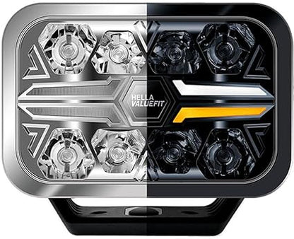 Hella Valuefit Blade Rectangular 9'' Chrome single