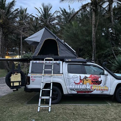 Quick Pitch Aero Rooftop Tent – Lightweight 65kg Hard-Shell Clamshell RTT for 2 Adults