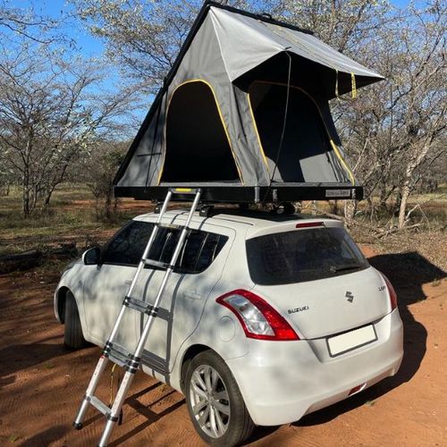 Quick Pitch Aero Rooftop Tent – Lightweight 65kg Hard-Shell Clamshell RTT for 2 Adults