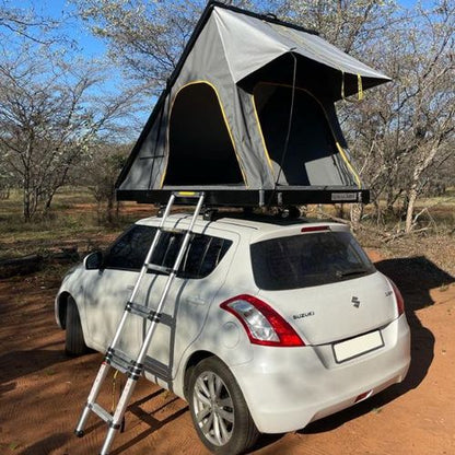 Quick Pitch Aero Rooftop Tent – Lightweight 65kg Hard-Shell Clamshell RTT for 2 Adults