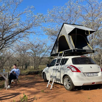 Quick Pitch Aero Rooftop Tent – Lightweight 65kg Hard-Shell Clamshell RTT for 2 Adults