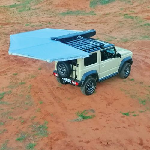 Quick Pitch Weathershade 270° 2M Awning – Compact Legless Freestanding 4x4 Canopy (11.5m²)