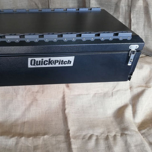 Quick Pitch Roof-Mounted Aluminium Cargo Box – 295L Lockable Weatherproof Storage