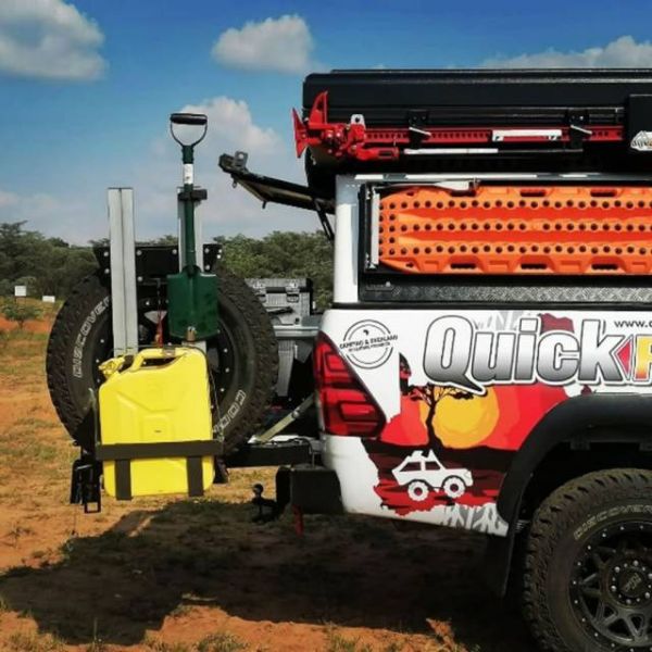 Quick Pitch Spare Wheel Cargo Mount – Turn Your Spare Tyre Into an Accessory Hub