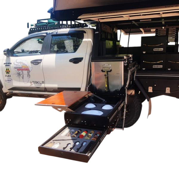 Quick Pitch Drop-Down Kitchen Combo – All-in-One Slide-Out 4x4 Mobile Kitchen