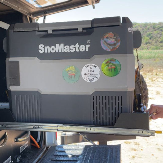 Quick Pitch Straight Fridge Slide – Heavy-Duty Low-Profile 4x4 Cargo Tray