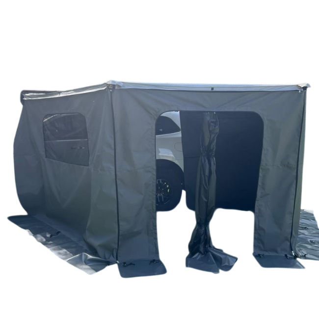 Quick Pitch 180° Weathershade Awning Side Wall Kit – Full Enclosure for Your Freestanding Awning