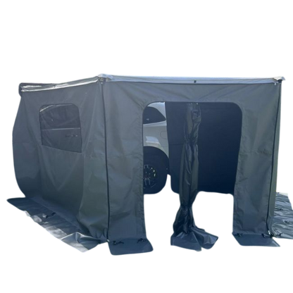 Quick Pitch 180° Weathershade Awning Side Wall Kit – Full Enclosure for Your Freestanding Awning