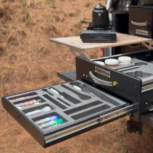 Quick Pitch Kitchen Drawer – Modular Camp Kitchen & Cutlery Unit for 4x4 & Canopy Builds