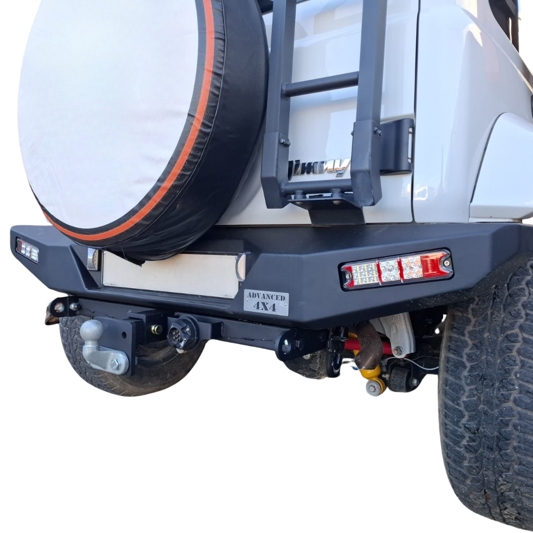 Suzuki Jimny Gen 4 Rear Bumper & Towbar Kit | Integrated Brake Lights | 3mm Mild Steel | SA-Made
