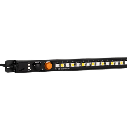 Flex Adventures 600mm Rigid LED Strip Light | White & Red | IP68 | Sealed Connector | 9–15V