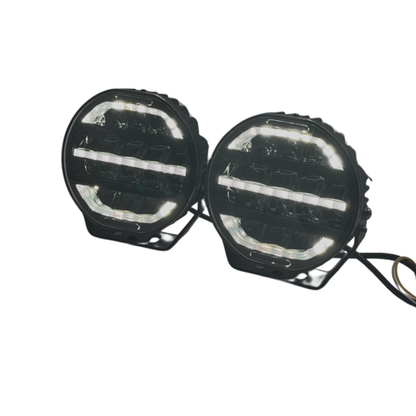 Flex 7” Round LED Driving Lights