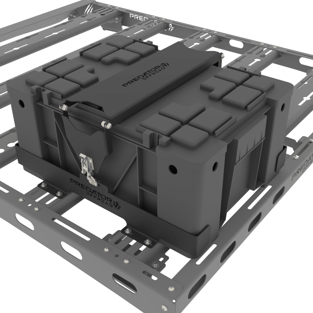 Predator Offroad Ammo Box Brackets | Lockable | Wolf Pack | 3CR12 Stainless