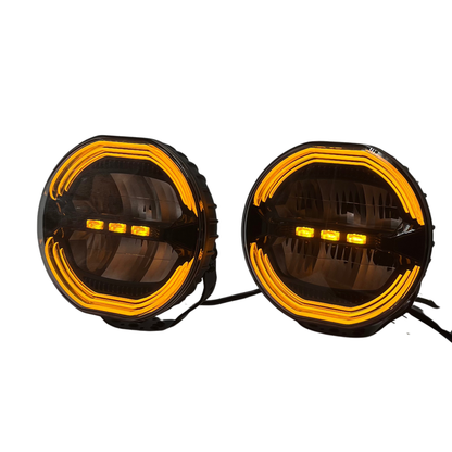 Flex 9" Round LED Driving Lights