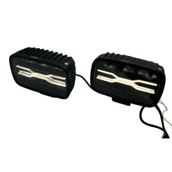 Flex 9" Rectangular LED Driving Lights