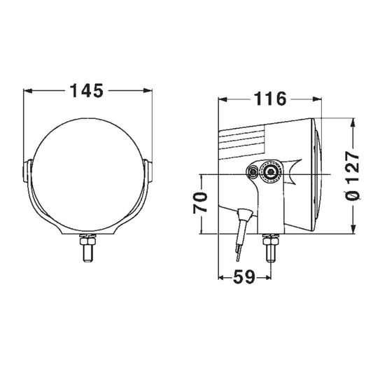 Hella Luminator X LED Auxiliary Driving Light (Single)