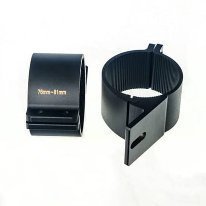 76mm Aluminium Bracket Black SET