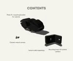 AutoChimp™ 70 Series Front Camera Mounting Kit | Press Fit Grill Mounted &amp;amp; Adjustable