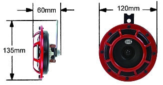 HELLA SUPERTONE HORN SET B133