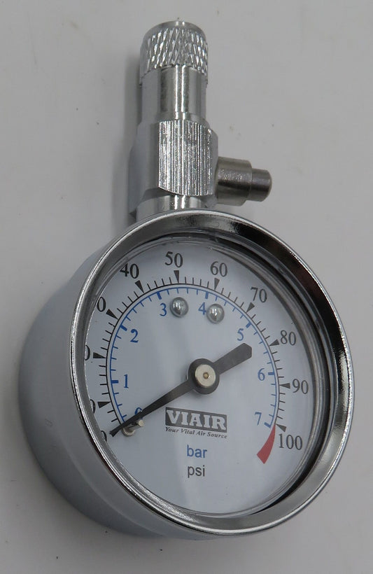 AIRMAX ANALOGUE TYRE PRESSURE GAUGE 2″ – 0 TO 100 PSI (7 BAR) WITH DEFLATION BUTTON