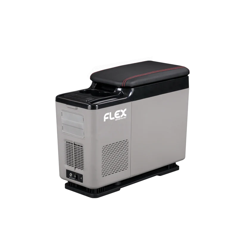 Flex Adventures CF15 15L Centre Console Fridge Freezer | Leather Armrest | Bluetooth | 12V/24V
