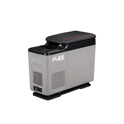 Flex Adventures CF15 15L Centre Console Fridge Freezer | Leather Armrest | Bluetooth | 12V/24V