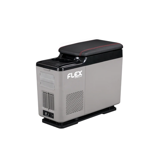 Flex Adventures CF15 15L Centre Console Fridge Freezer | Leather Armrest | Bluetooth | 12V/24V