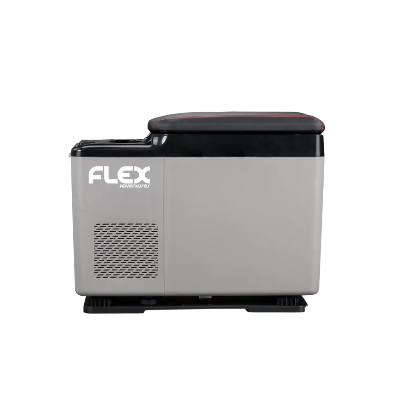 Flex Adventures CF15 15L Centre Console Fridge Freezer | Leather Armrest | Bluetooth | 12V/24V