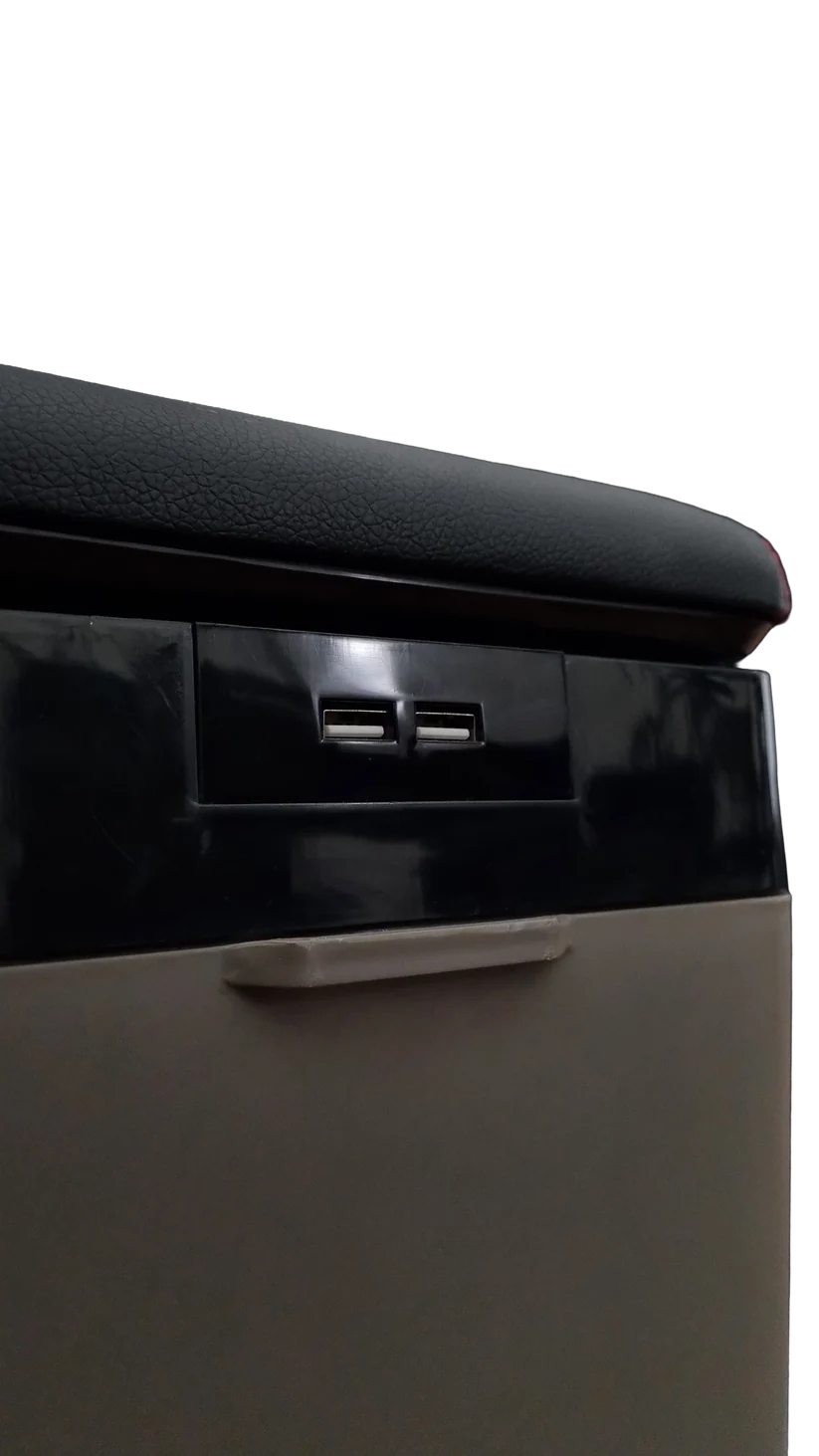 Flex Adventures CF15 15L Centre Console Fridge Freezer | Leather Armrest | Bluetooth | 12V/24V