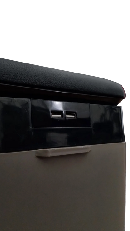 Flex Adventures CF15 15L Centre Console Fridge Freezer | Leather Armrest | Bluetooth | 12V/24V