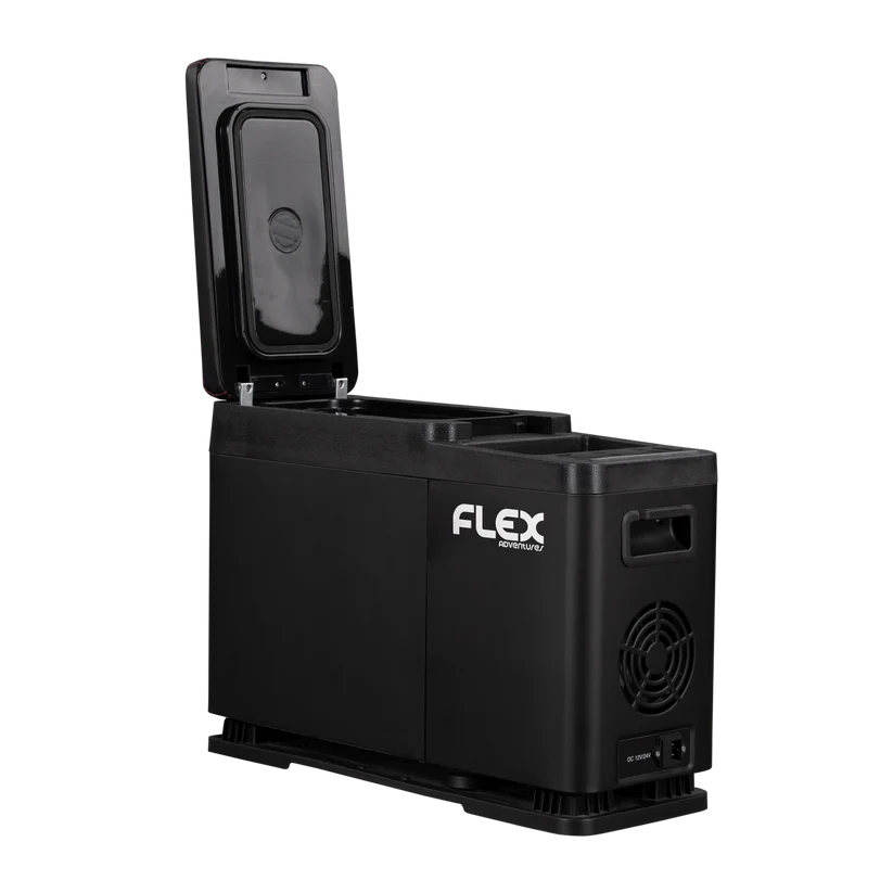 Flex Adventures CF8 8L Mini Compressor Fridge Freezer | Centre Console | Wireless Charging | 12V/24V