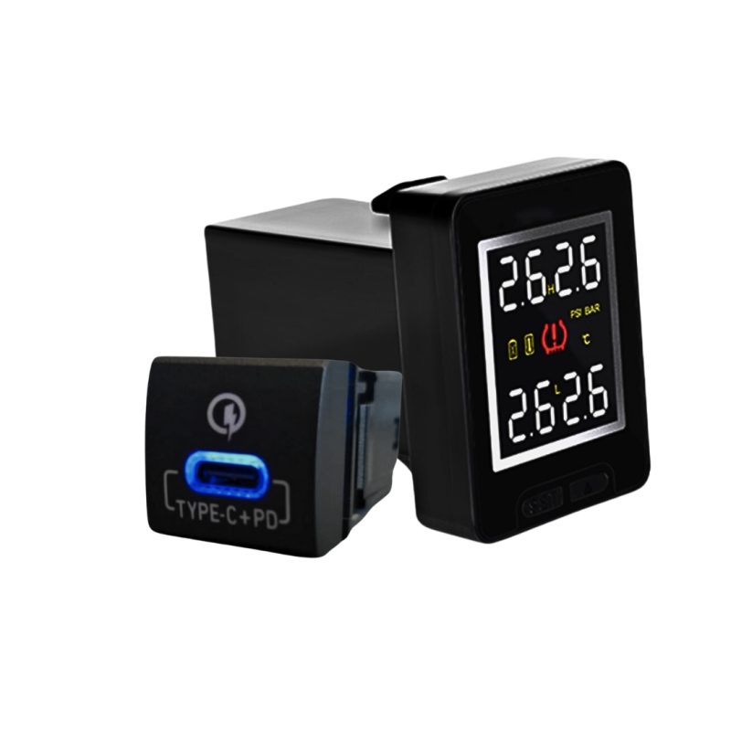 AutoSense Internal TPMS Kit & USB-C Charger for Toyota LandCruiser 2024+