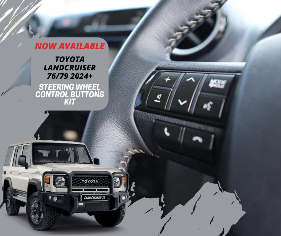 AutoTech Toyota Land Cruiser 2.8 Cruise Control, Reverse Cam and Steering Wheel Button Combo Deal