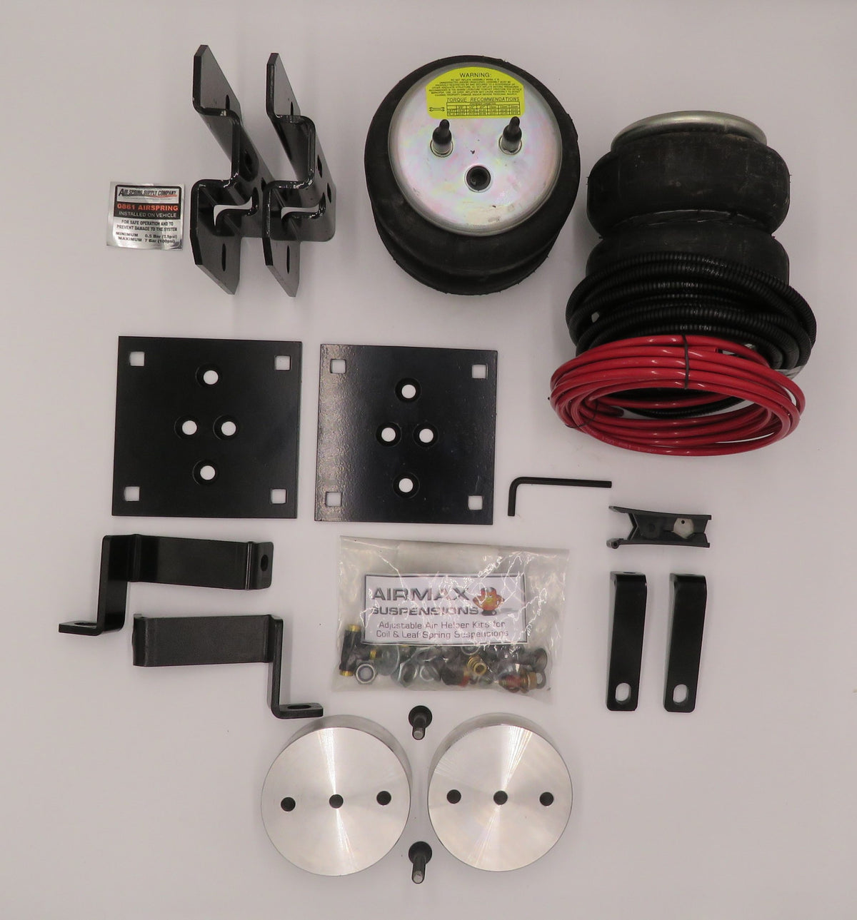 AIRMAX KIT – TOYOTA FORTUNER 2016 ONWARDS HEAVY DUTY KIT – AIR SPRING FITS ON TOP OF AXLE